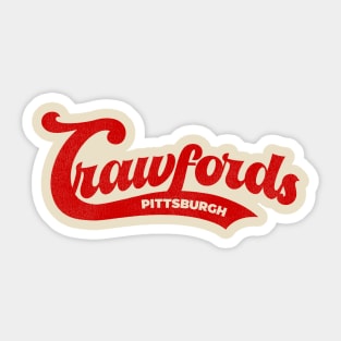 Defunct Pittsburgh Crawfords Baseball Team Sticker